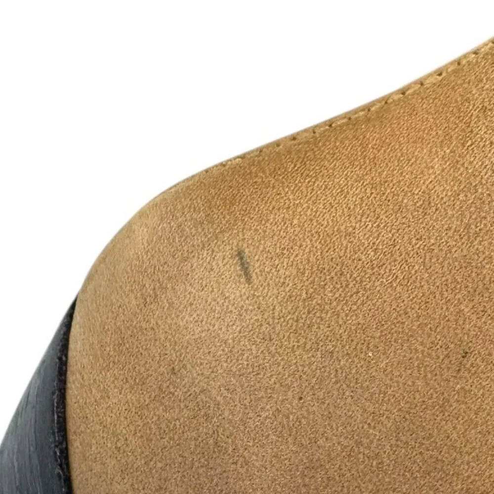 Acne Studios Pistol Nubuck Leather Ankle Boots Tan Brown Italy Women’s Size 8.5 - Picture 10 of 14
